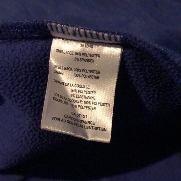 Violet Calvin Klein weather resistant ,  soft shell 3/4 length fitted jacket - Picture 9 of 9